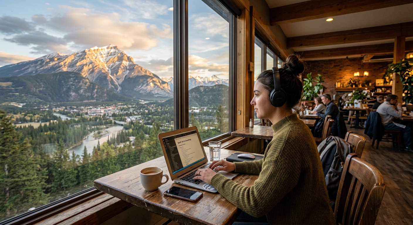 Digital Nomad in Banff: Wifi, Coworking & Tips