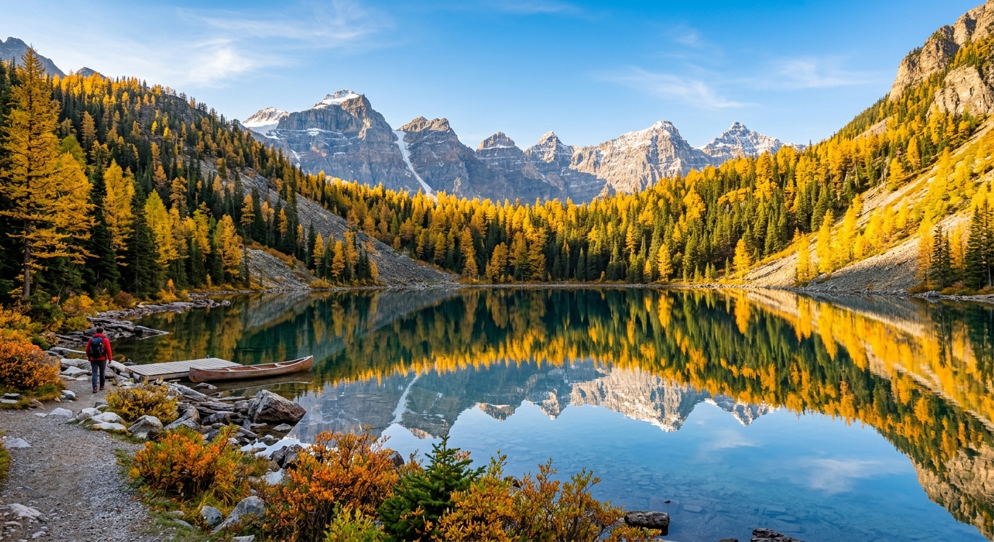 Fall Scenic Drives Near Banff: Golden Colours