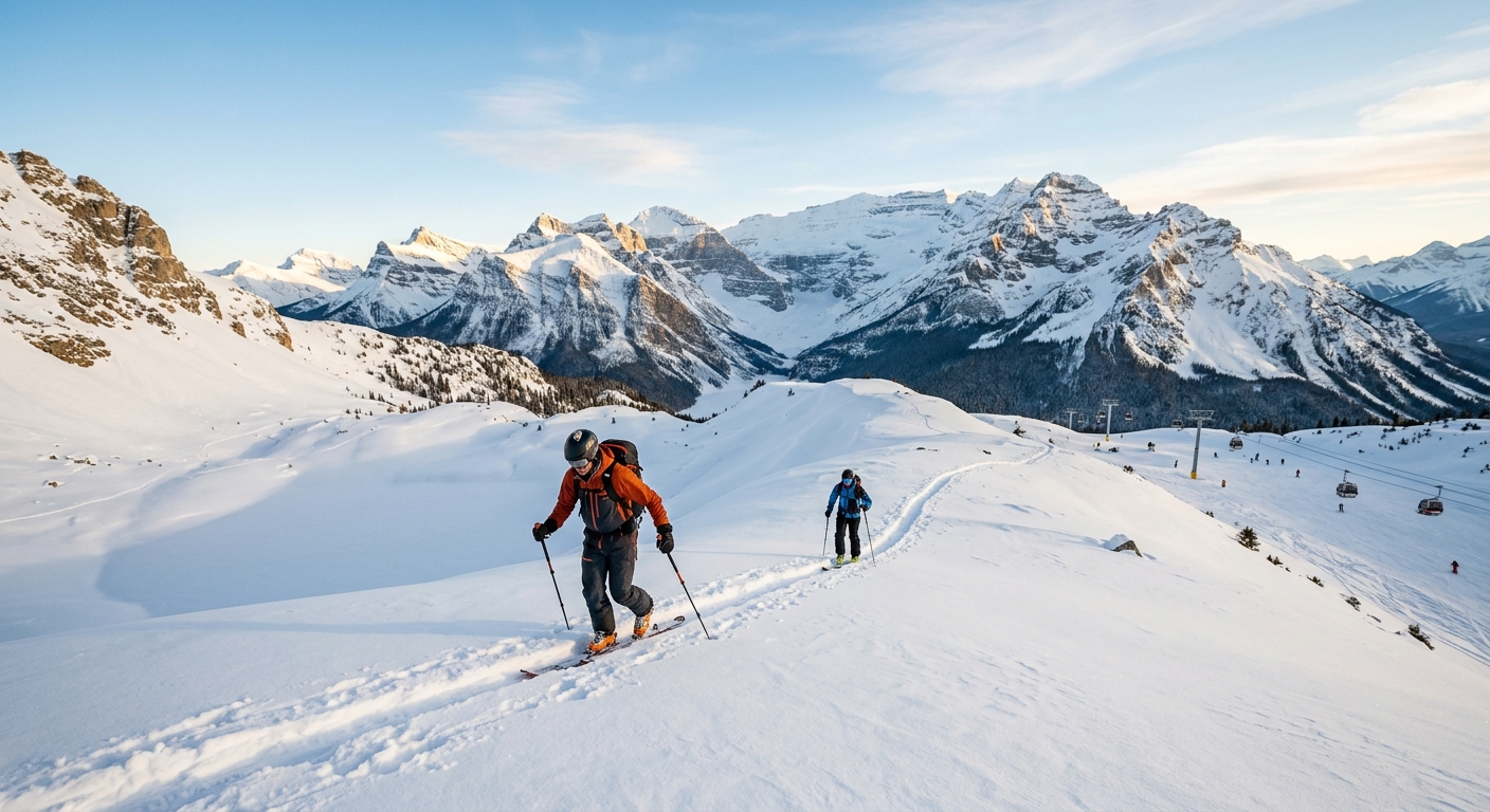 Backcountry Ski Touring Near Banff