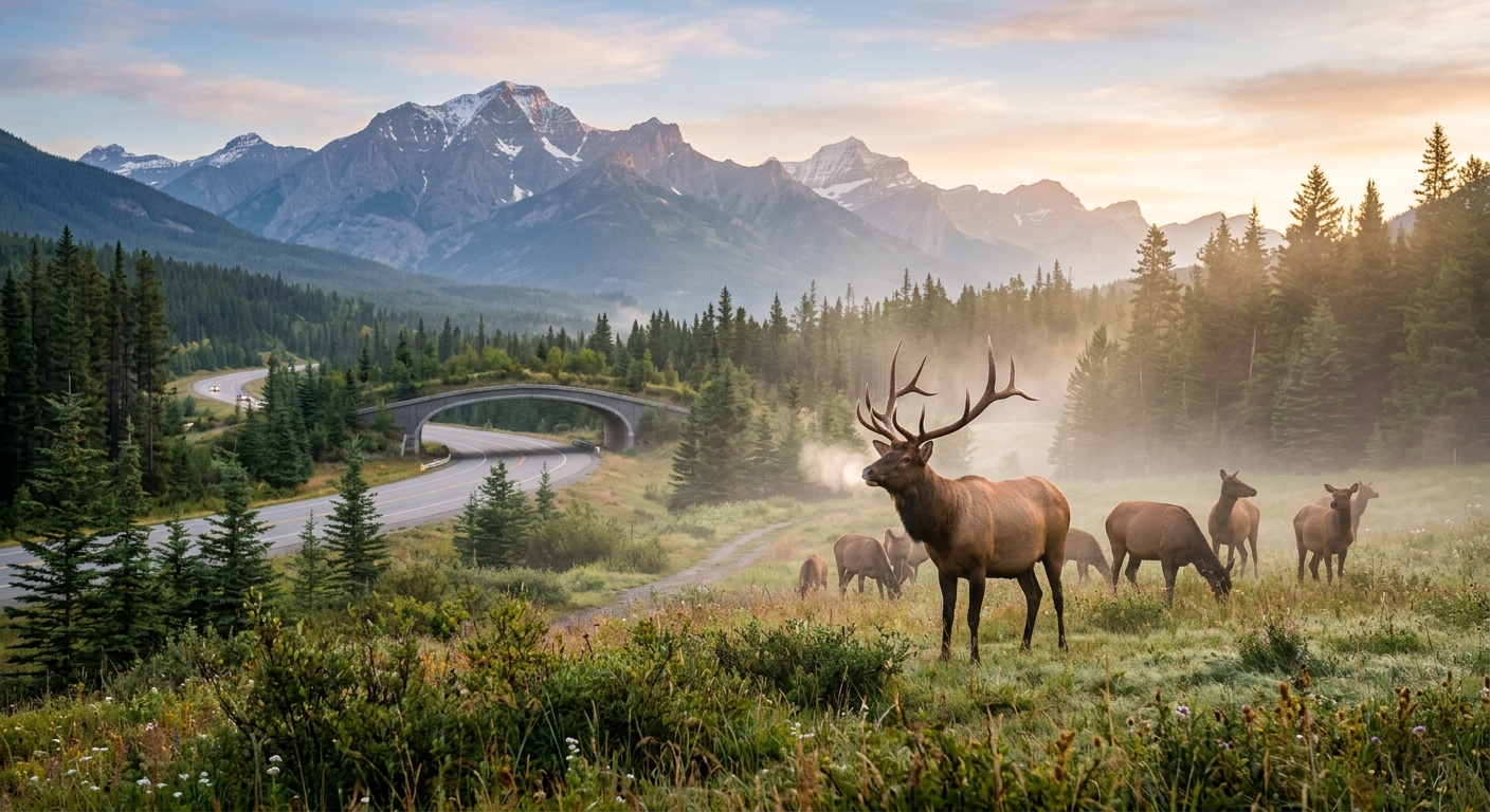 Wildlife Overpasses: How Banff Protects Its Animals