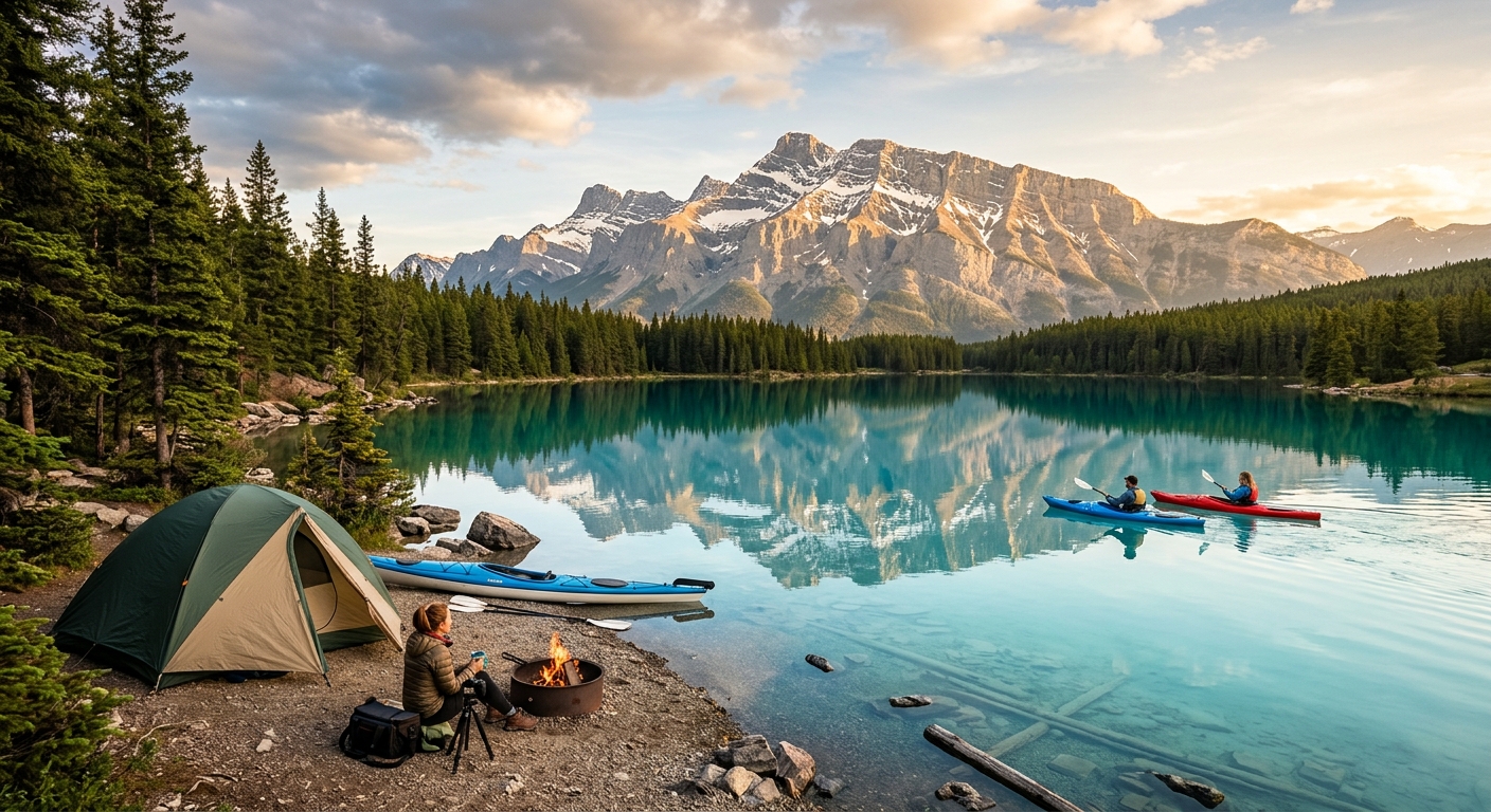 Two Jack Lake: Camping, Kayaking & Photography