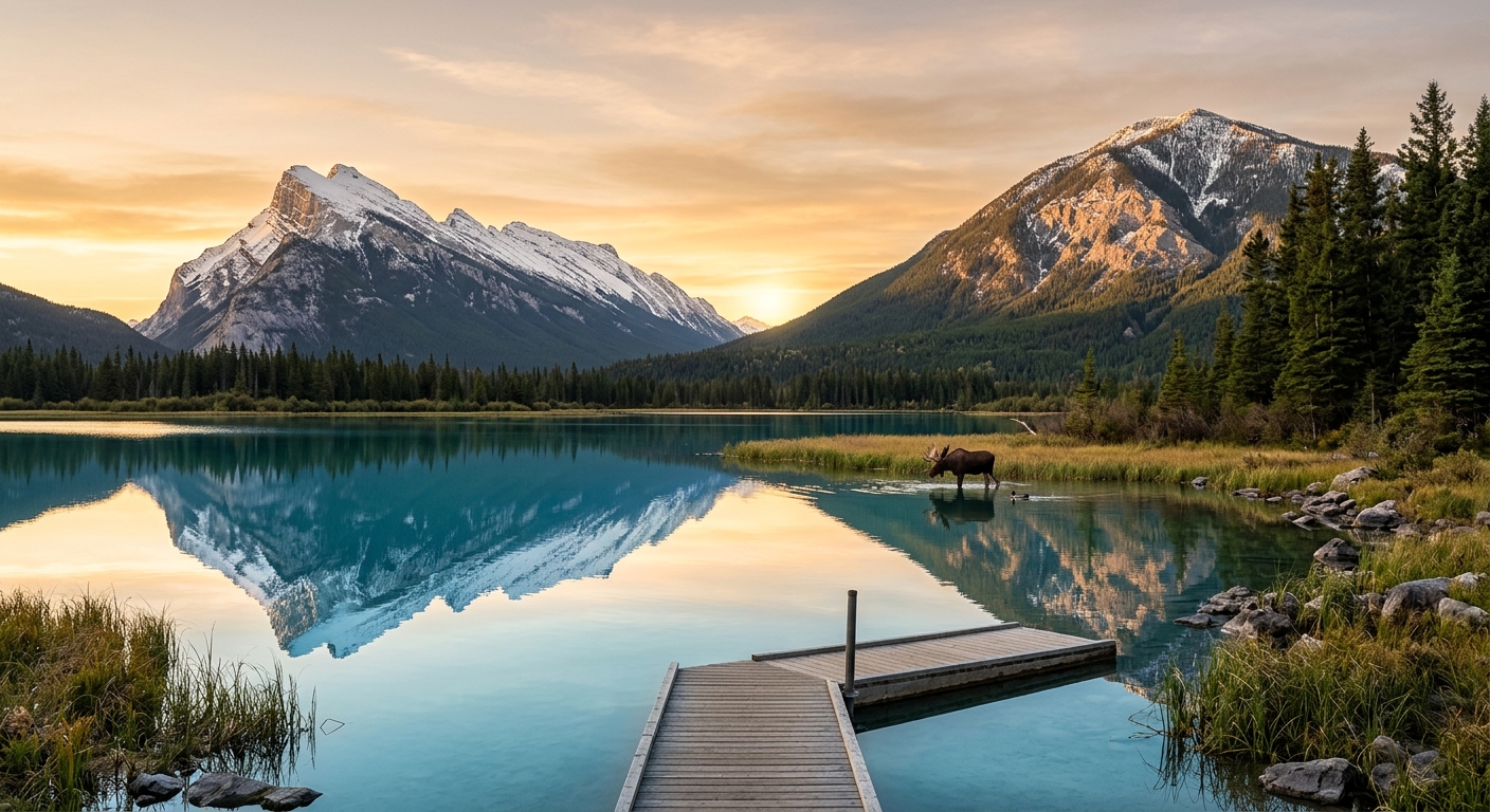 Vermilion Lakes: Sunrise Photography & Wildlife Viewing